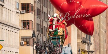Macy’s Thanksgiving Balloon Inflation 2025