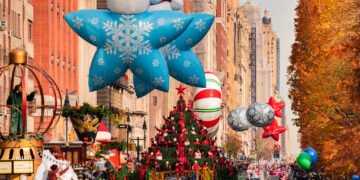 Macy’s Thanksgiving Balloon Inflation 2025