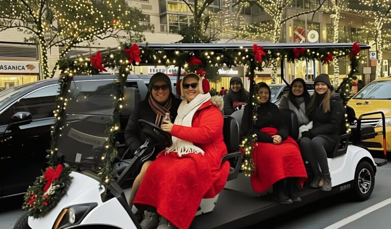 🎄 NYC Christmas Lights Cozy Cart Tour Giveaway — Win a Private Holiday Ride for Up to 7 People
