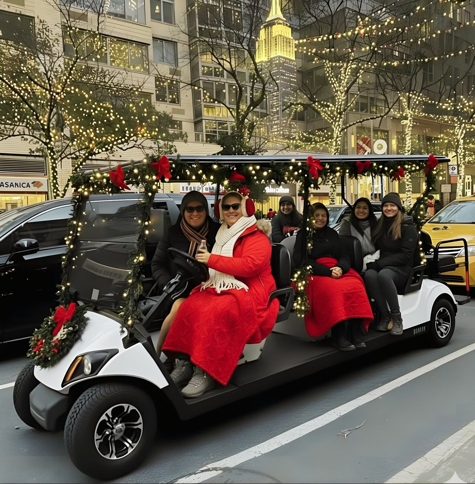 New York Christmas Lights Cozy Cart Tour Giveaway